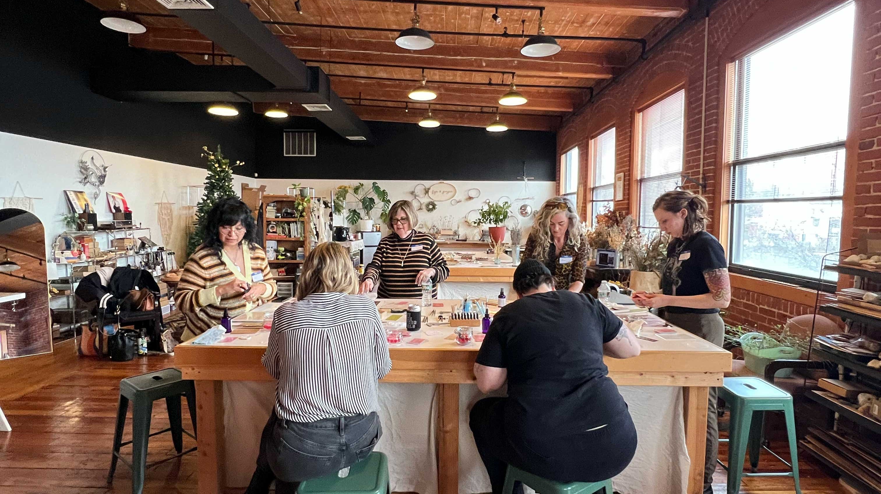 October Botanical Silver Clay Workshop: A Whimsical Jewelry Experience Inspired by Nature