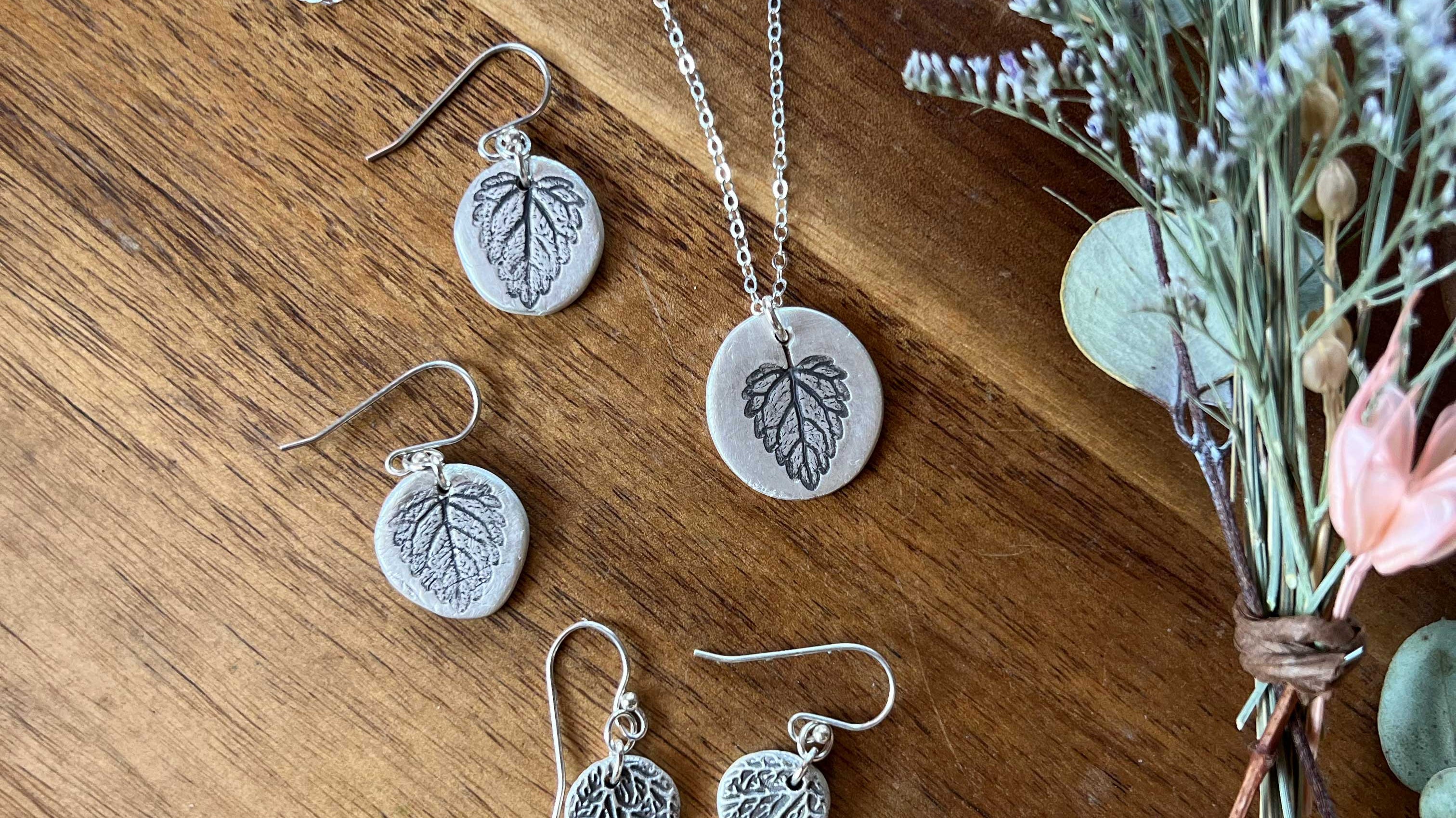 September Botanical Silver Clay Workshop at Figs & Ginger Studio