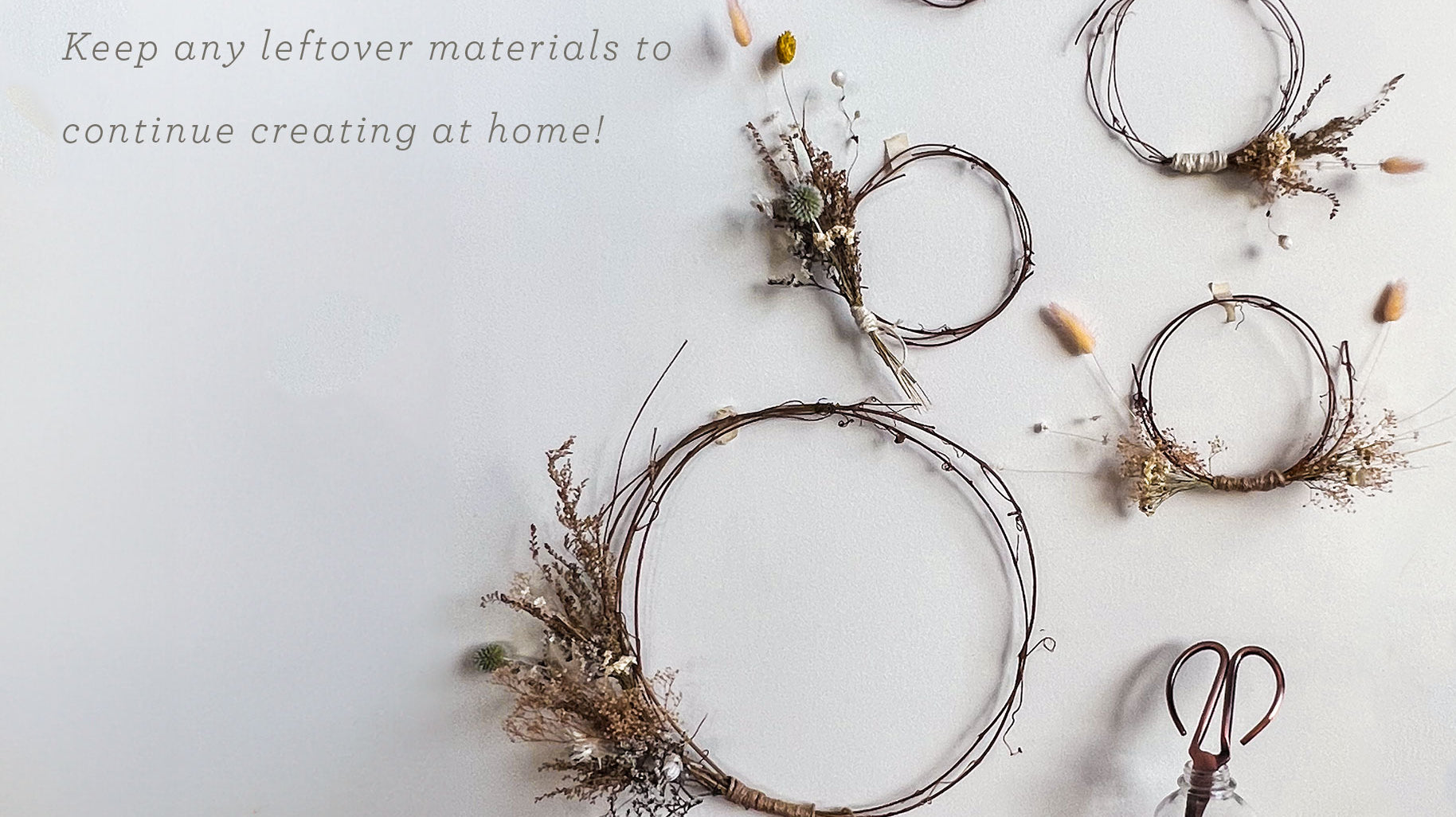 Winter Wreath-Making Workshops Now at Figs & Ginger Studios