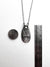 Full Moon Lake Teardrop Necklace with 4 Trees